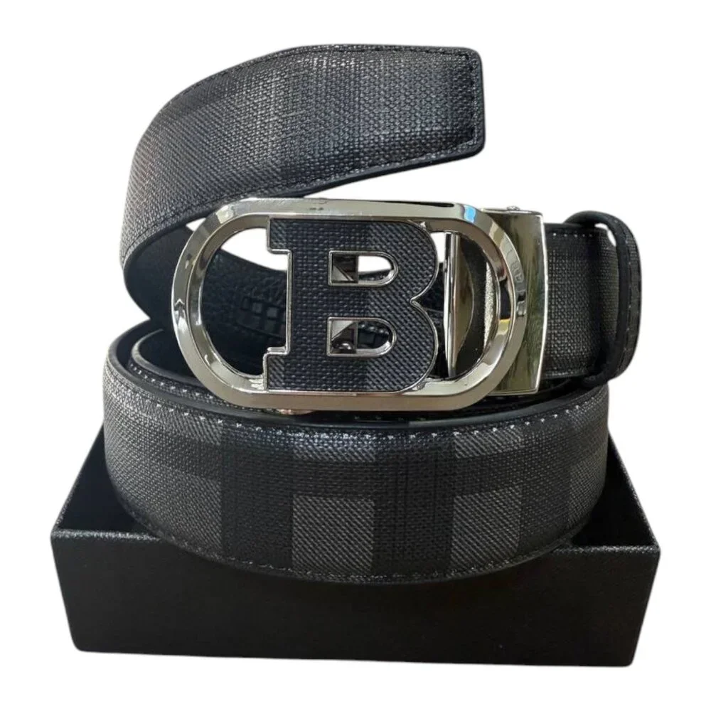 Elegant Fashion Designer Belt PU Leather Alloy Buckle Gold or Silver Size 28-42